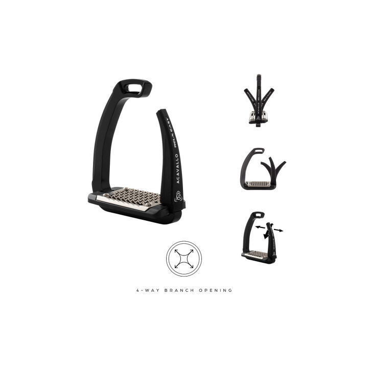 Acavallo Stirrups REL-X Easy