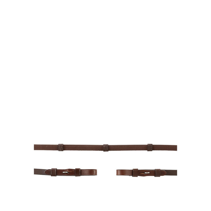 BR Rubber Grip Reins with Stops