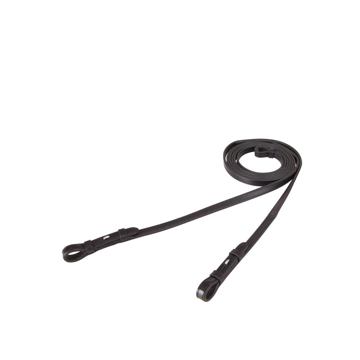 BR Skórzane wodze pomocnicze curb reins