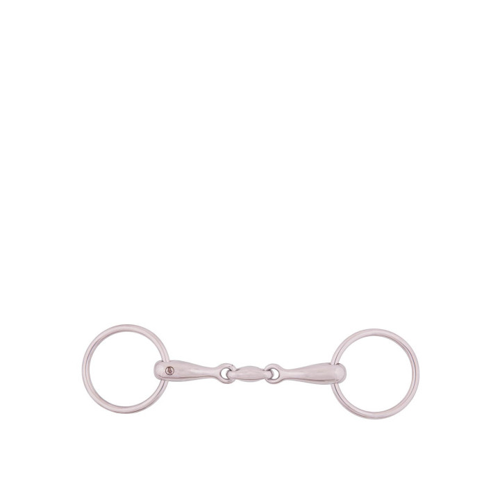 BR Double Jointed Loose Ring Snaffle 16 mm