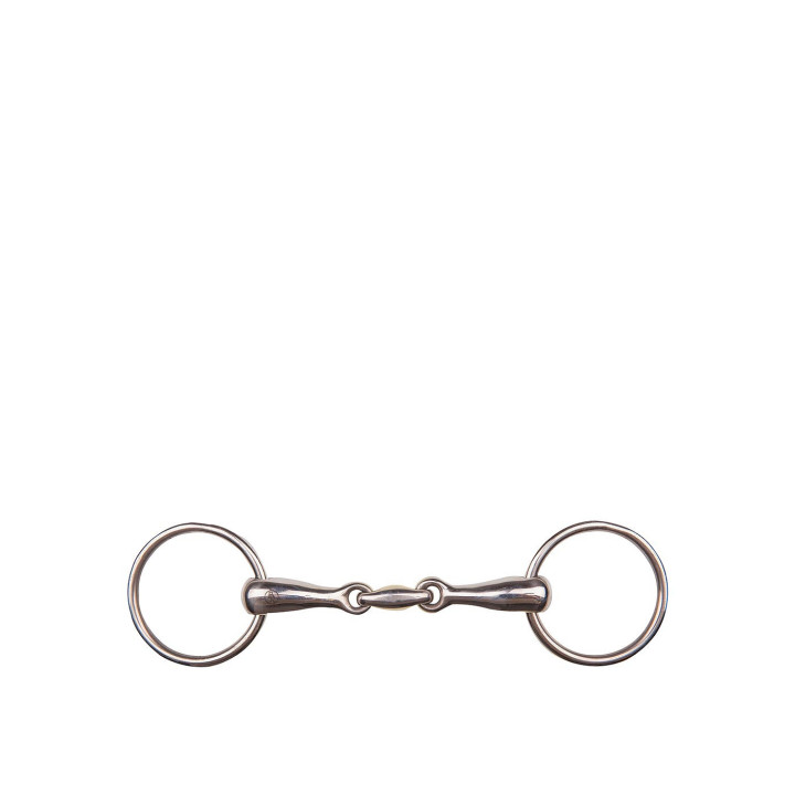 BR Double Jointed Loose Ring Snaffle 18 mm