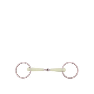 BR Single Jointed Loose Ring Snaffle Pony Apple Mouth 15 mm