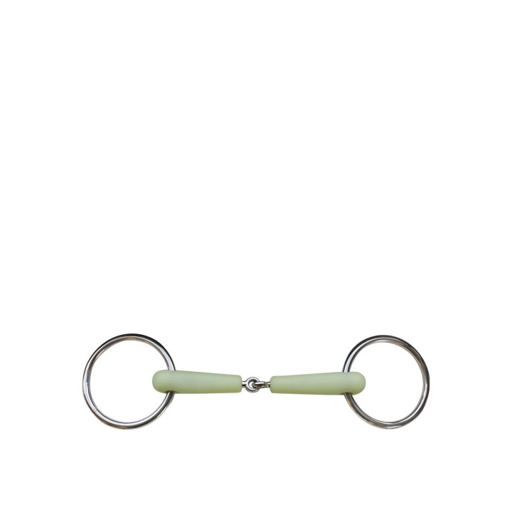 BR Single Jointed Loose Ring Snaffle Apple Mouth 18 mm