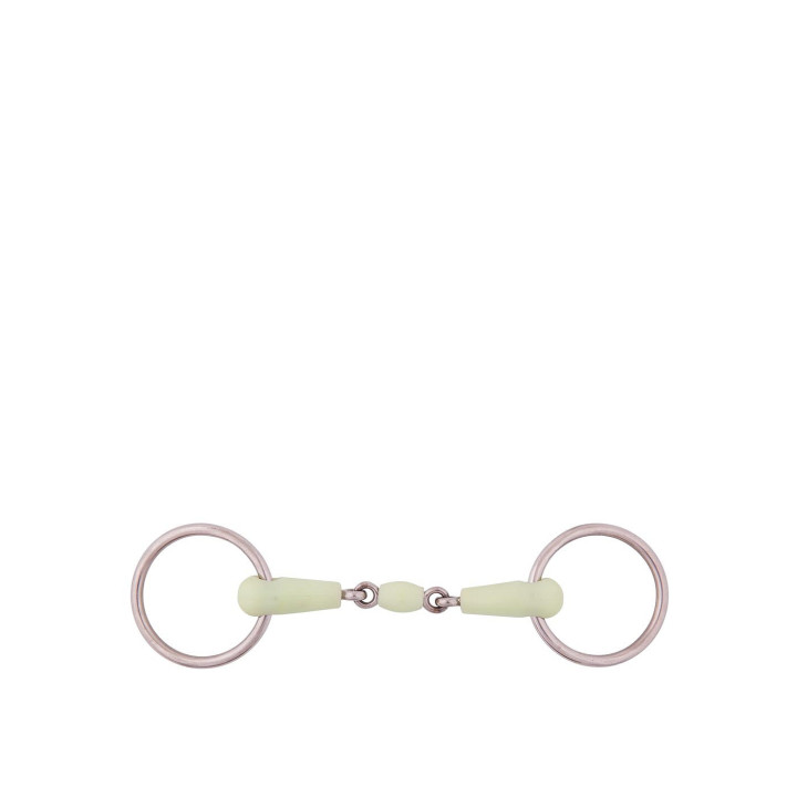 BR Double Jointed Loose Ring Snaffle Apple Mouth 18 mm