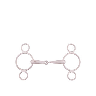 BR Single Jointed Three Ring Gag 18 mm