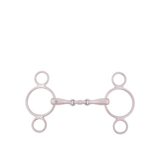 BR Double Jointed Three Ring Gag 18 mm