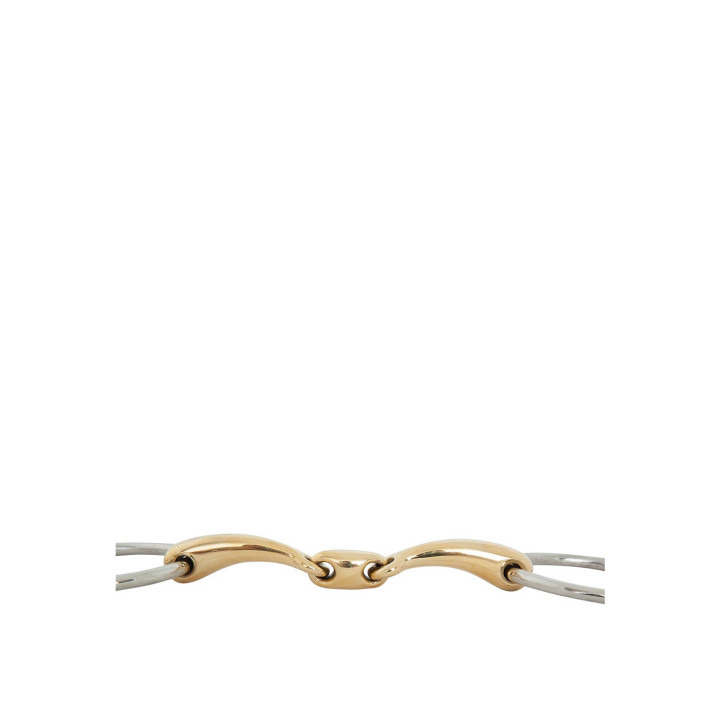 BR Double Jointed Loose Ring Snaffle Soft Contact 16 mm Ø 70 mm