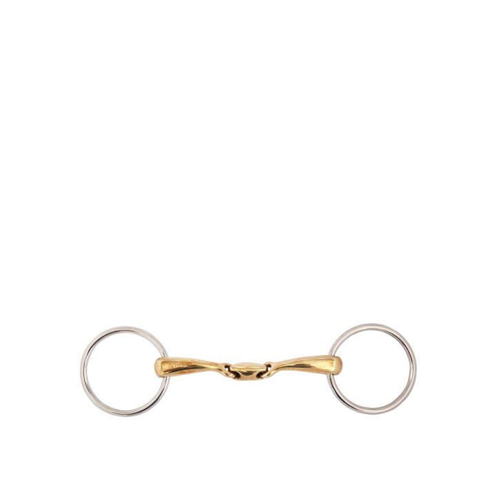BR Double Jointed Loose Ring Snaffle Soft Contact 16 mm