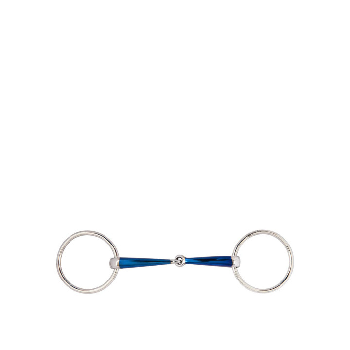 BR Single Jointed Loose Ring Snaffle Sweet Iron 14 mm