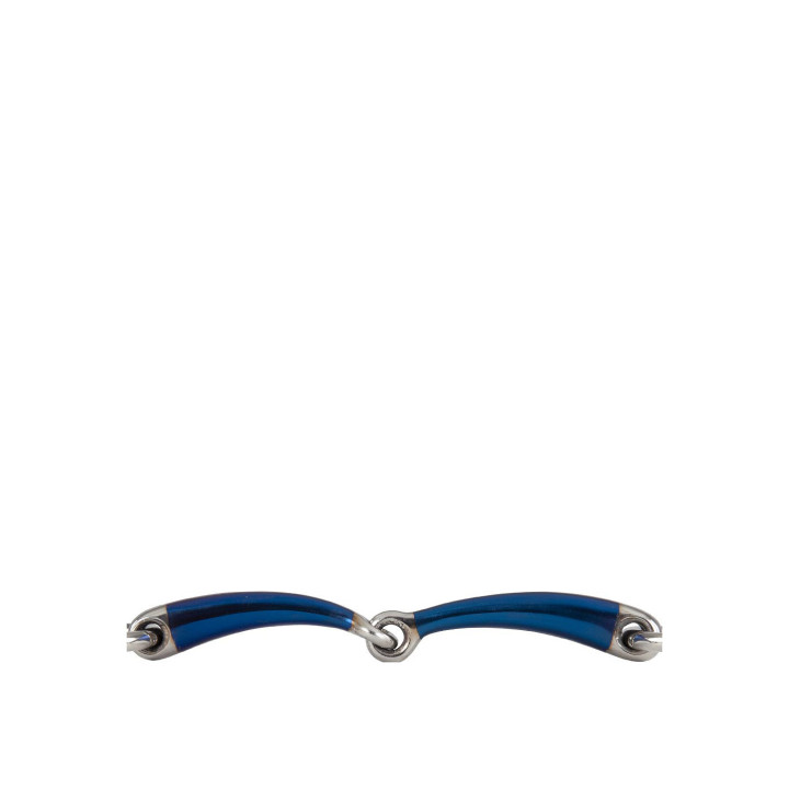 BR Wędzidło pojedynczo łamane z wolnym kółkiem Sweet Iron 14 mm