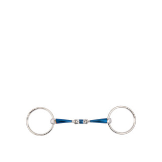 BR Double Jointed Loose Ring Snaffle Sweet Iron 14 mm