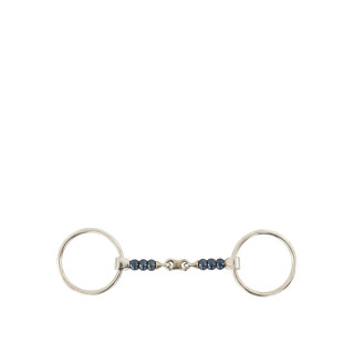 BR Double Jointed Loose Ring Snaffle Sweet Iron 14 mm