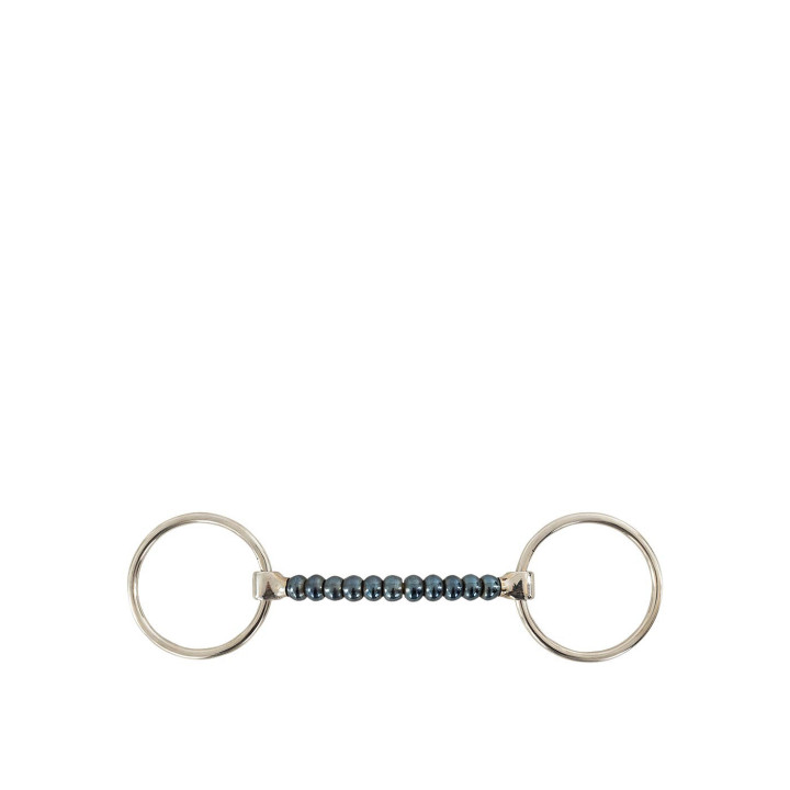 BR Mullen Mouth Loose Ring Snaffle Sweet Iron 14 mm
