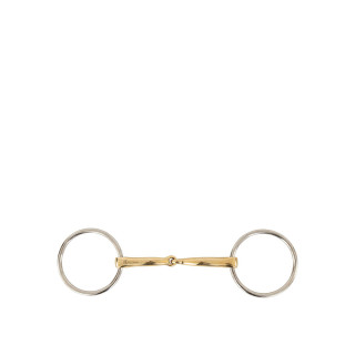 BR Single Jointed Loose Ring Snaffle Soft Contact Magic System 16 mm