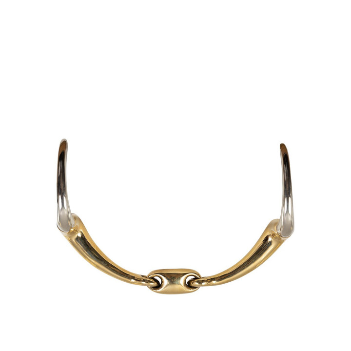 BR Double Jointed Eggbutt Snaffle Soft Contact Magic System 12mm