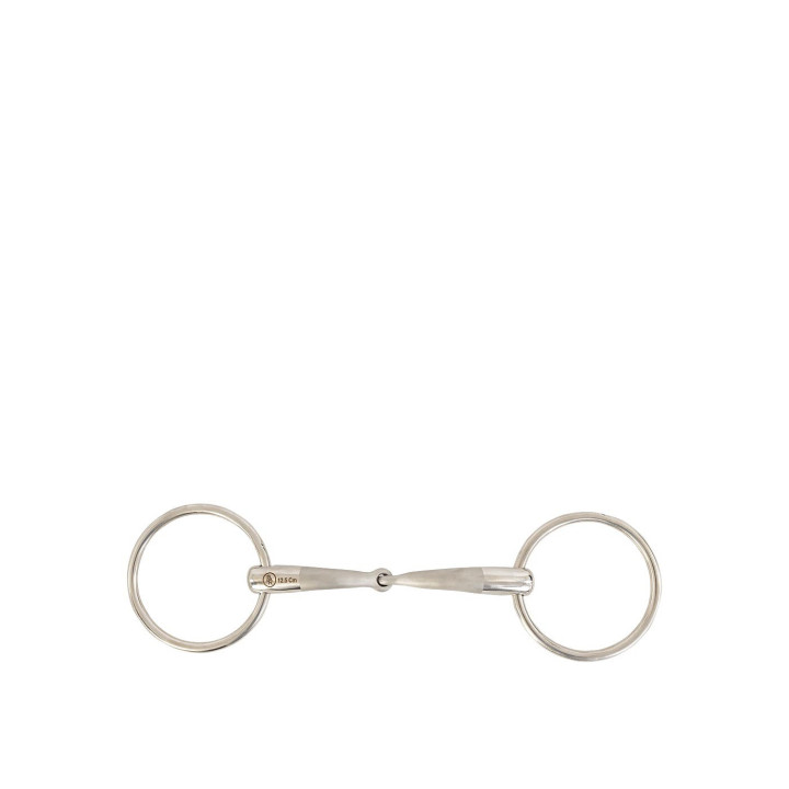 BR Single Jointed Loose Ring Snaffle Satin Sense 16 mm