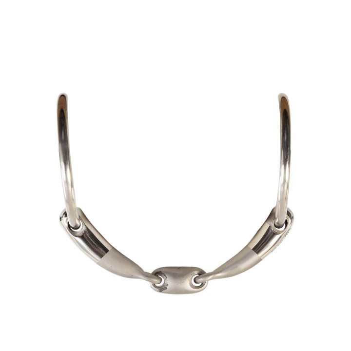 BR Double Jointed Loose Ring Snaffle Satin Sense 16 mm