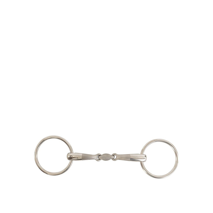 BR Double Jointed Loose Ring Snaffle Satin Sense 16mm