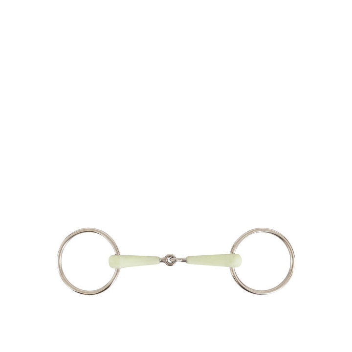 BR Single Jointed Loose Ring Snaffle Apple Mouth 15mm