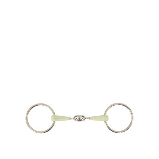 BR Double Jointed Loose Ring Snaffle Apple Mouth 14mm