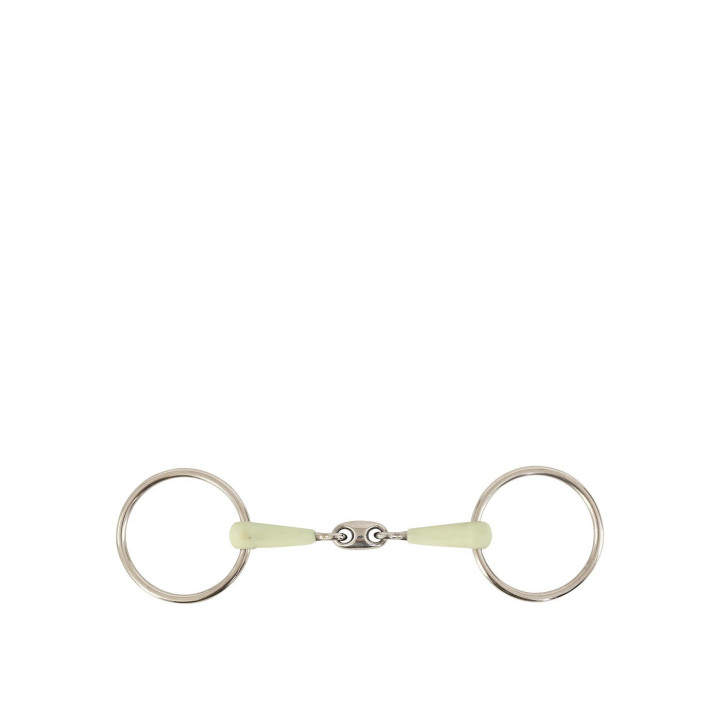 BR Double Jointed Loose Ring Snaffle Apple Mouth 14mm