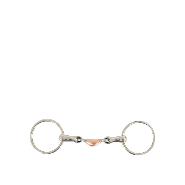 Pessoa Double Jointed Loose Ring Snaffle Magic System 14 mm