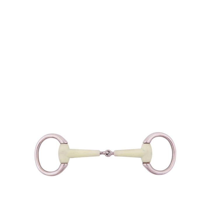 BR Single Jointed Eggbutt Snaffle Pony Apple Mouth 15 mm