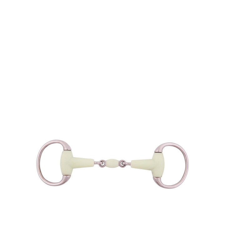 BR Double Jointed Eggbutt Snaffle Apple Mouth 18 mm