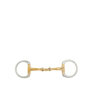 BR Double Jointed Eggbutt Snaffle Soft Contact 14 mm