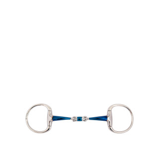 BR Double Jointed Eggbutt Snaffle Sweet Iron 14 mm