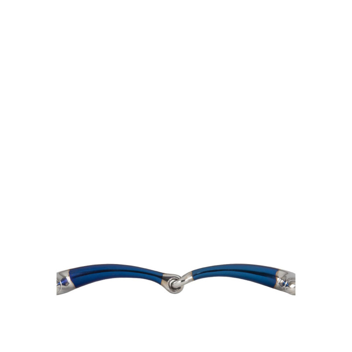 BR Single Jointed Eggbutt Snaffle Sweet Iron Magic System 14 mm