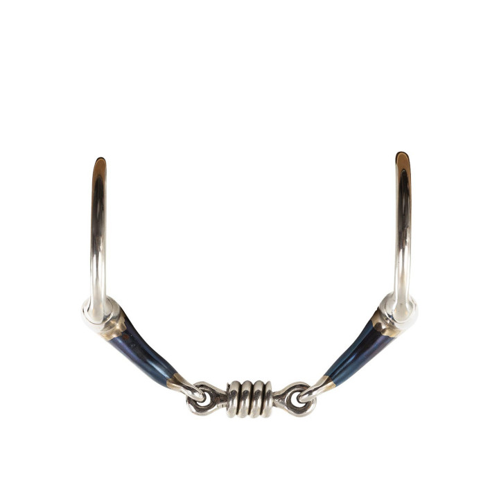 BR Double Jointed Eggbutt Snaffle Sweet Iron 16 mm