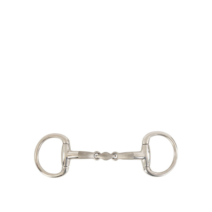 BR Double Jointed Eggbutt Snaffle Satin Sense 14mm