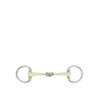 BR Double Jointed Eggbutt Snaffle Apple Mouth 14mm