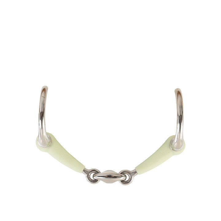 BR Double Jointed Eggbutt Snaffle Apple Mouth 14mm