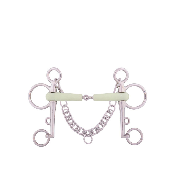 BR Single Jointed Pelham Apple Mouth 18 mm