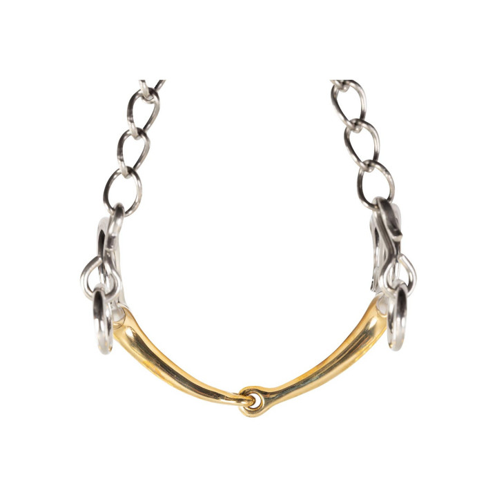 BR Single Jointed Pelham Soft Contact 14mm