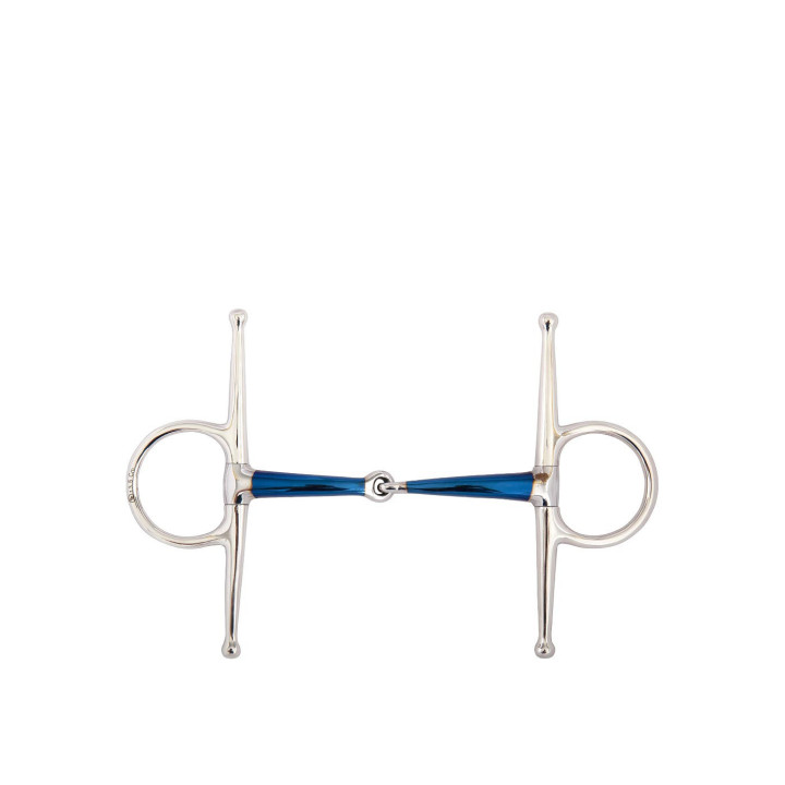BR Single Jointed Full Cheek Snaffle Sweet Iron 14 mm