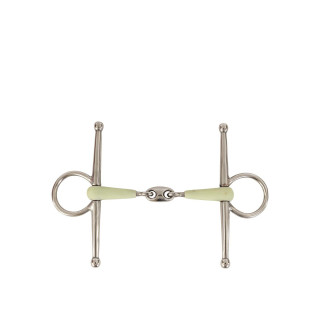 BR Double Jointed Full Cheek Snaffle Apple Mouth 14mm