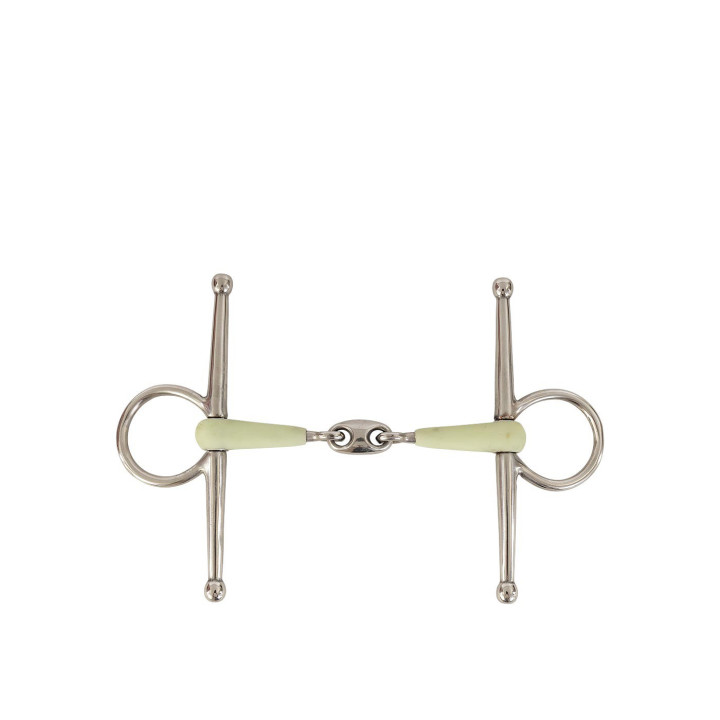 BR Double Jointed Full Cheek Snaffle Apple Mouth 14mm