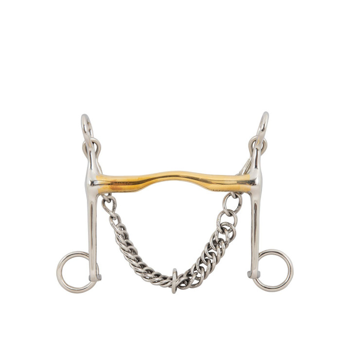 BR Weymouth Curb Bit Soft Contact 14 mm Shanks 140 mm