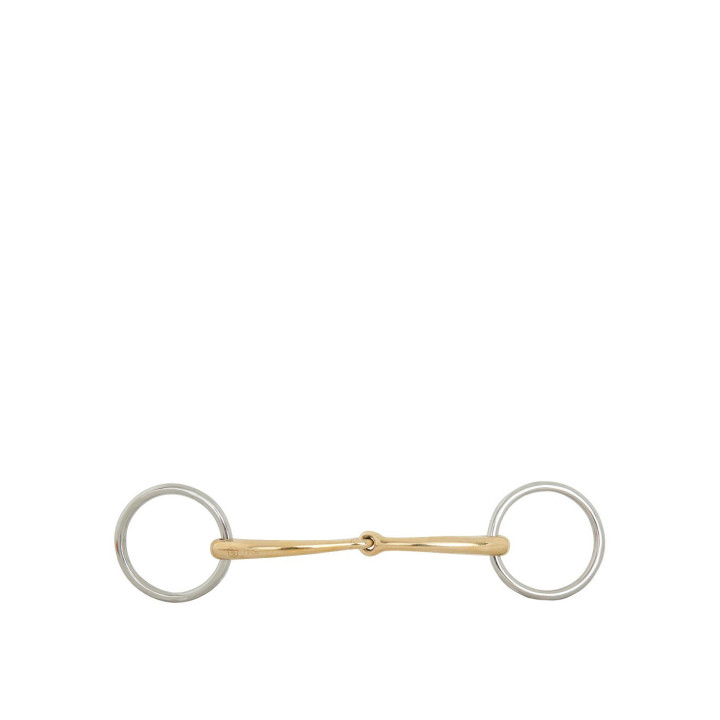 BR Single Jointed Loose Ring Bradoon Soft Contact 12 mm Ø 50 mm