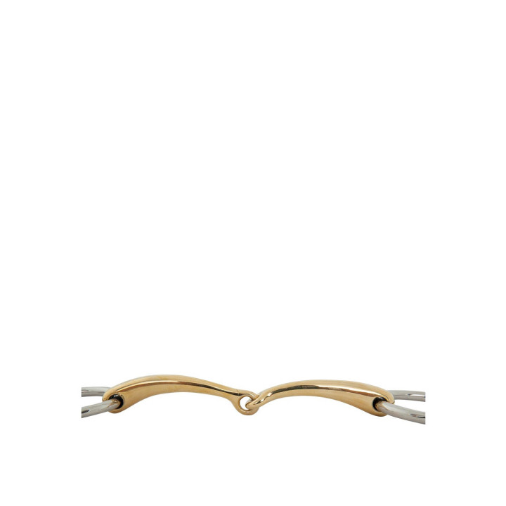 BR Single Jointed Loose Ring Bradoon Soft Contact 12 mm Ø 50 mm