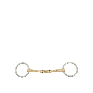 BR Double Jointed Loose Ring Bradoon Soft Contact 12 mm Ø 50 mm