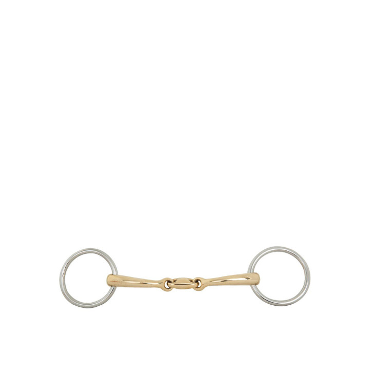 BR Double Jointed Loose Ring Bradoon Soft Contact 12 mm Ø 50 mm