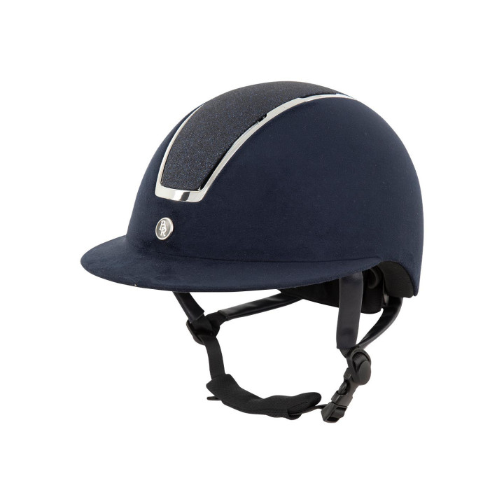 BR Kask jeździecki Omega Microfiber Glitter