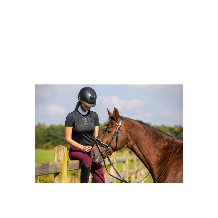 BR Kask jeździecki Lambda Glitter