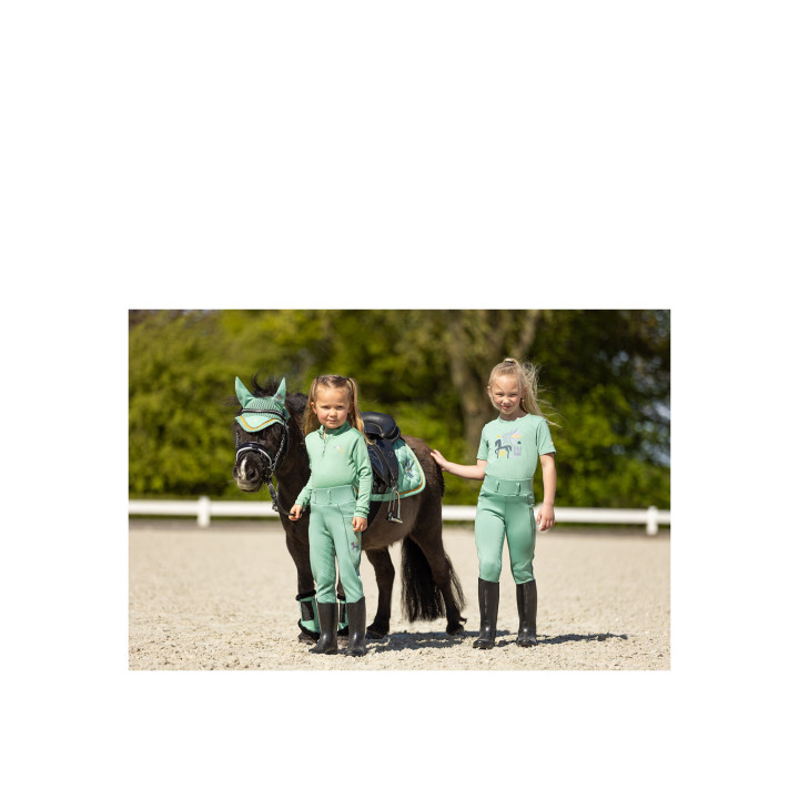 BR Mini Horse Zip-up Longsleeve Shirt