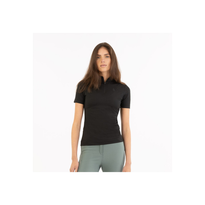 BR Half-Zip Short Sleeve Shirt Ida Ladies