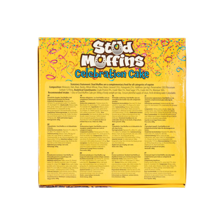 Stud Muffins Celebration cake 600 g PU6